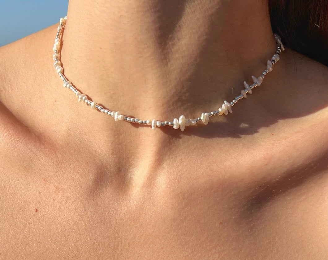 Choker Blanca